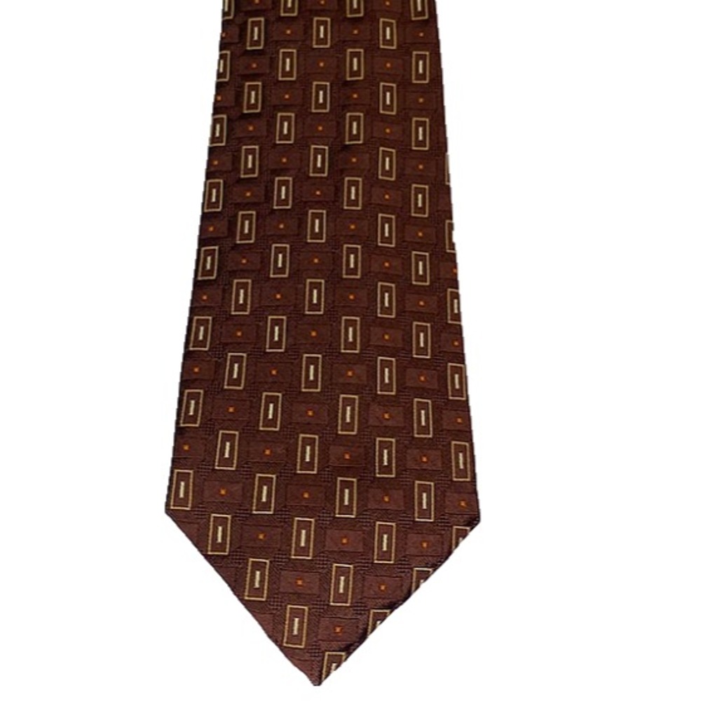 VTG Robert Talbott Best of Class Nordstrom Neck Tie Hand Sewn Silk USA‎ Brown